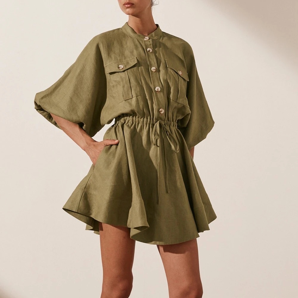 100% linen Shona joy dress